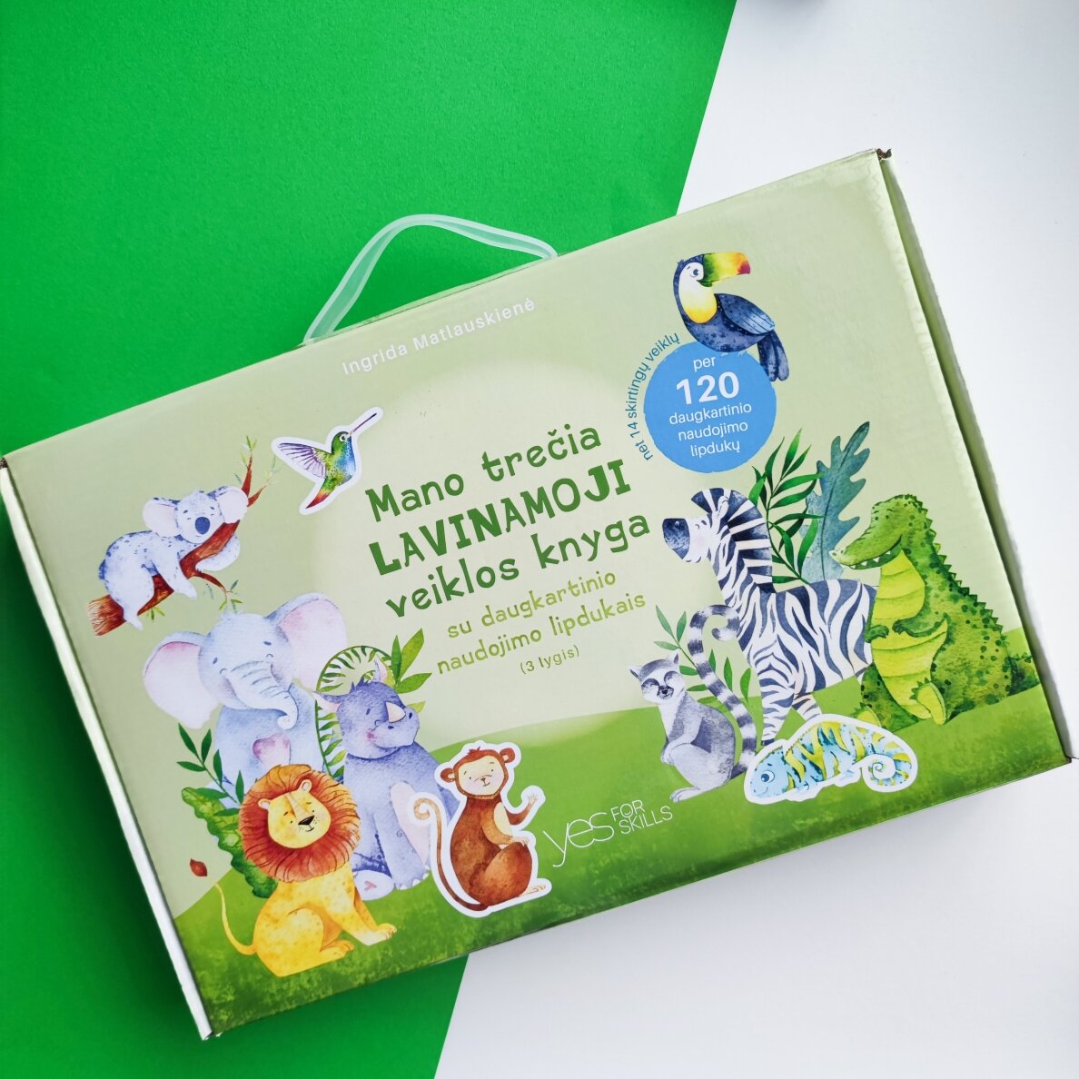 Mano trečia lavinamoji veiklos knyga su daugkartinio naudojimo lipdukais 2 Mano trečia lavinamoji veiklos knyga su daugkartinio naudojimo lipdukais 2