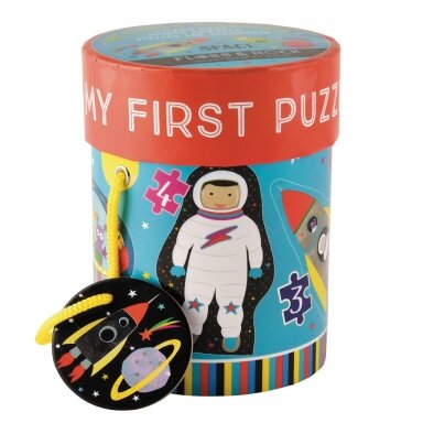 Mano pirmosios dėlionės, Kosmosas, 4 dėlionės (3, 4, 6, 8 detalių) Mano pirmosios dėlionės, Kosmosas, 4 dėlionės (3, 4, 6, 8 detalių)
