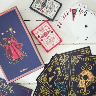 Magijos triukų su kortomis rinkinys Cartum Magus 4 Magijos triukų su kortomis rinkinys Cartum Magus 4