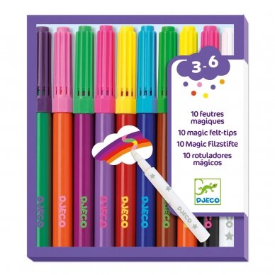 Magiški flomasteriai, 10vnt Magiški flomasteriai, 10vnt