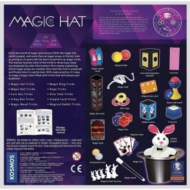 Magiškų triukų rinkinys „Magic Hat”