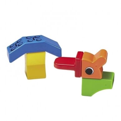 Magnetinis konstruktorius „Miesto gyventojas”, 6 dalys 2 Magnetinis konstruktorius „Miesto gyventojas”, 6 dalys 2