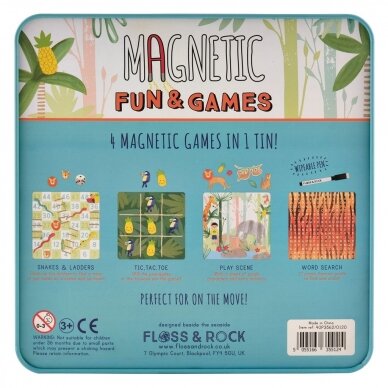 Magnetinis žaidimas, Džiunglės 4 in 1 1 Magnetinis žaidimas, Džiunglės 4 in 1 1