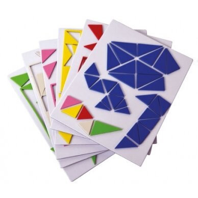 Magnetinis žaidimas Trikampiai, 6 vaikams 2 Magnetinis žaidimas Trikampiai, 6 vaikams 2