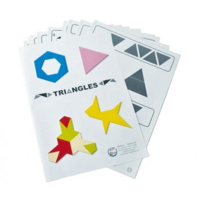 Magnetinis žaidimas Trikampiai, 6 vaikams 4 Magnetinis žaidimas Trikampiai, 6 vaikams 4