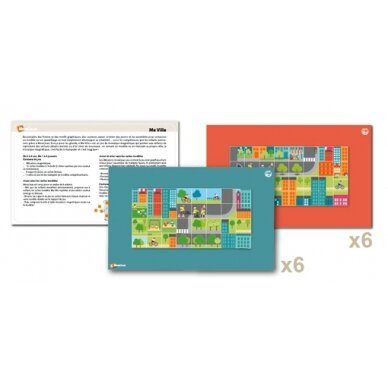 Magnetinių mozaikų rinkinys Mano miestas, 6 vaikams 3 Magnetinių mozaikų rinkinys Mano miestas, 6 vaikams 3
