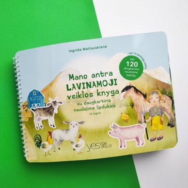 Mano antra lavinamoji veiklos knyga su daugkartinio naudojimo lipdukais 23 Mano antra lavinamoji veiklos knyga su daugkartinio naudojimo lipdukais 23