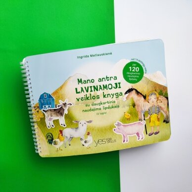 Mano antra lavinamoji veiklos knyga su daugkartinio naudojimo lipdukais 9 Mano antra lavinamoji veiklos knyga su daugkartinio naudojimo lipdukais 9