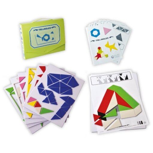 Magnetinis žaidimas Trikampiai, 6 vaikams Magnetinis žaidimas Trikampiai, 6 vaikams