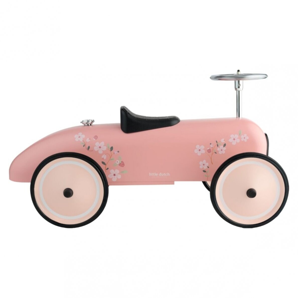 Metalinis RETRO paspiriamas automobilis Rožinė 5 Metalinis RETRO paspiriamas automobilis Rožinė 5