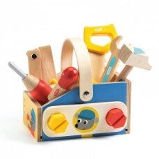 Medinių įrankių dėžė meistriukui Minibrico