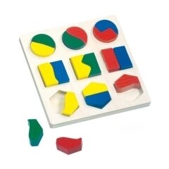 Medinė geometrinių formų dėlionė Medinė geometrinių formų dėlionė