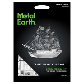 Metalinis 3D konstruktorius Metal Earth Juodasis Perlas