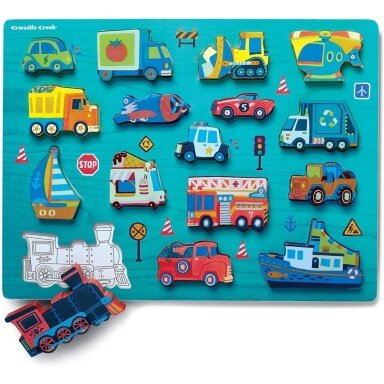 Medinė dėlionė Transportas Medinė dėlionė Transportas
