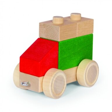 Medinės kaladėlės "Automobiliukas" Medinės kaladėlės "Automobiliukas"