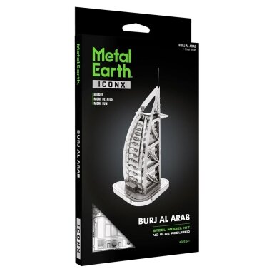 Metalinis 3D konstruktorius "Burdž al Arabas" Iconx serija Metalinis 3D konstruktorius "Burdž al Arabas" Iconx serija