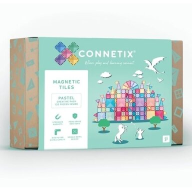 Connetix Pastelinis Kūrybiškumo rinkinys 120 dalių Connetix Pastelinis Kūrybiškumo rinkinys 120 dalių