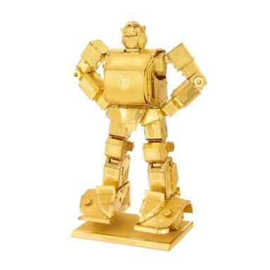 Metalinis 3D konstruktorius "Transformers Bumblebee" auksinis Metalinis 3D konstruktorius "Transformers Bumblebee" auksinis