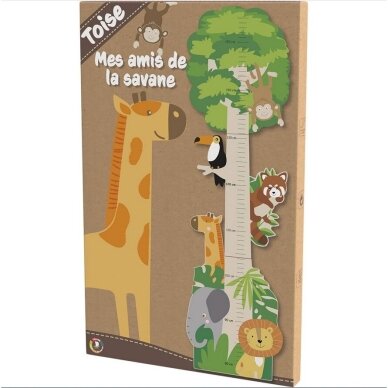 Medinė ūgio matuoklė Savana Medinė ūgio matuoklė Savana