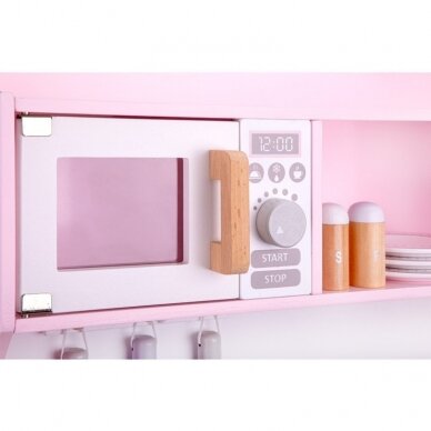 Medinė "Moderni virtuvėlė" rožinė 3