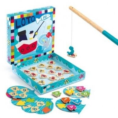 Djeco magnetinis žaidimas "Žvejyba - Loto" 2