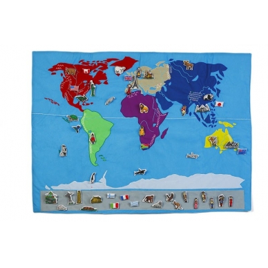 Medžiaginis pasaulio žemėlapis 1
