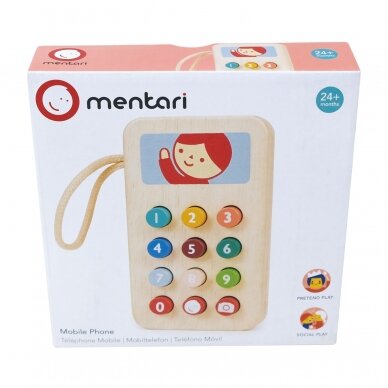 Mentari Žaislinis mobilus telefonas 2 Mentari Žaislinis mobilus telefonas 2