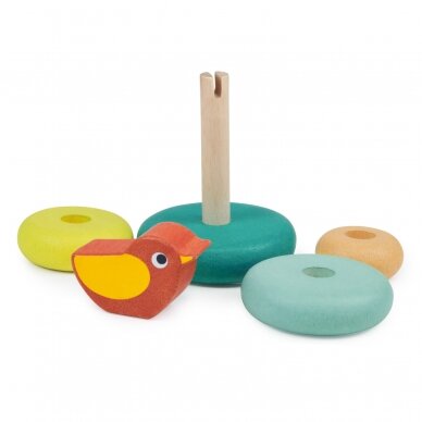 Mentari Žiedų piramidė Paukštelis Mentari Žiedų piramidė Paukštelis
