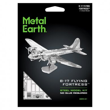Metalinis 3D konstruktorius Metal Earth B-17 Flying Fortress 1