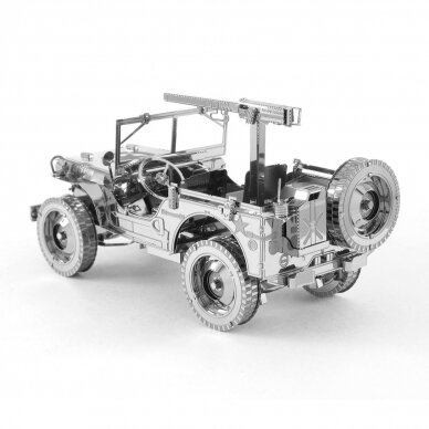 Metalinis 3D konstruktorius Metal Earth Willys Jeep 2