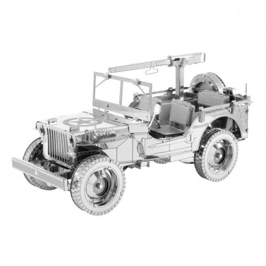 Metalinis 3D konstruktorius Metal Earth Willys Jeep Metalinis 3D konstruktorius Metal Earth Willys Jeep