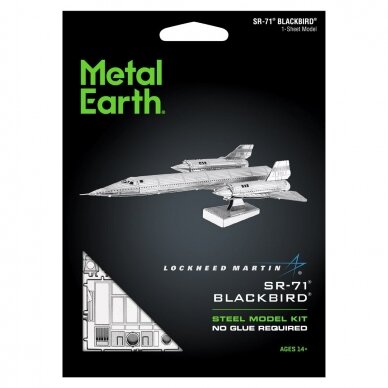 Metalinis 3D konstruktorius lėktuvas "Blackbird" 1