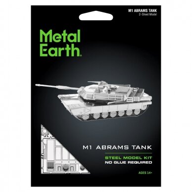 Metalinis 3D konstruktorius "M1 Abrams Tank" 3