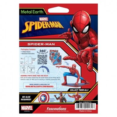 Metalinis 3D konstruktorius "Marvel SpiderMan" 2