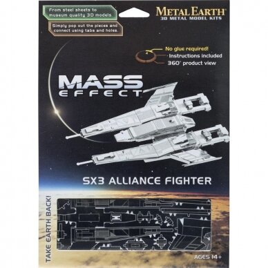 Metalinis 3D konstruktorius Mass Effect SX3 Alliance Fi Metalinis 3D konstruktorius Mass Effect SX3 Alliance Fi