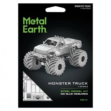 Metalinis 3D konstruktorius Metal Earth Sunkvežimis Monstras 1