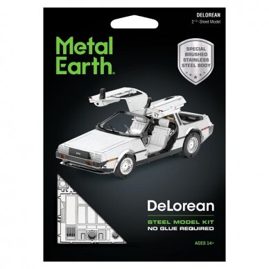 Metalinis 3D konstruktorius "Delorean" 1
