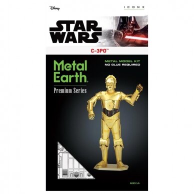 Metalinis 3D konstruktorius STAR WARS "C-3PO" 2