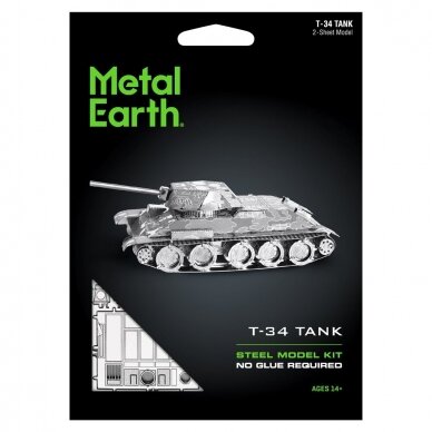 Metalinis 3D konstruktorius "T-34 Tank" 2