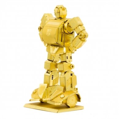 Metalinis 3D konstruktorius "Transformers Bumblebee" auksinis