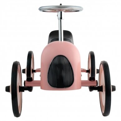 Metalinis RETRO paspiriamas automobilis Rožinė 7 Metalinis RETRO paspiriamas automobilis Rožinė 7