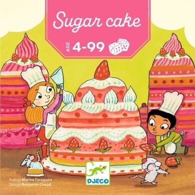 Metamųjų kauliukų žaidimas „Cukraus tortas“ 4+ 4 Metamųjų kauliukų žaidimas „Cukraus tortas“ 4+ 4