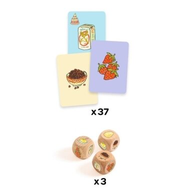 Metamųjų kauliukų žaidimas „Cukraus tortas“ 4+ 1 Metamųjų kauliukų žaidimas „Cukraus tortas“ 4+ 1