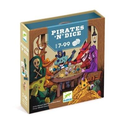 Metamųjų kauliukų žaidimas „Piratų kauliukai“ 7m+ Metamųjų kauliukų žaidimas „Piratų kauliukai“ 7m+