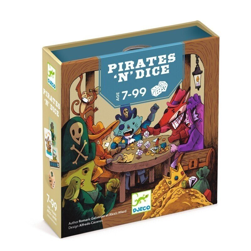 Metamųjų kauliukų žaidimas „Piratų kauliukai“ 7m+ Metamųjų kauliukų žaidimas „Piratų kauliukai“ 7m+