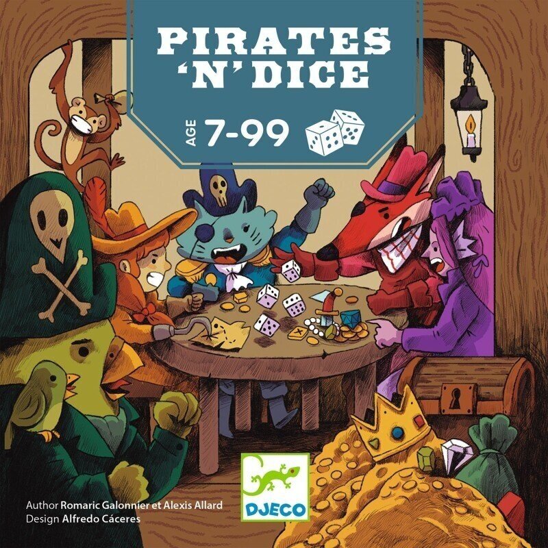 Metamųjų kauliukų žaidimas „Piratų kauliukai“ 7m+ 5
