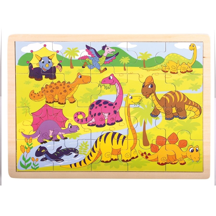 Medinė dėlionė "Dinozaurai" Medinė dėlionė "Dinozaurai"