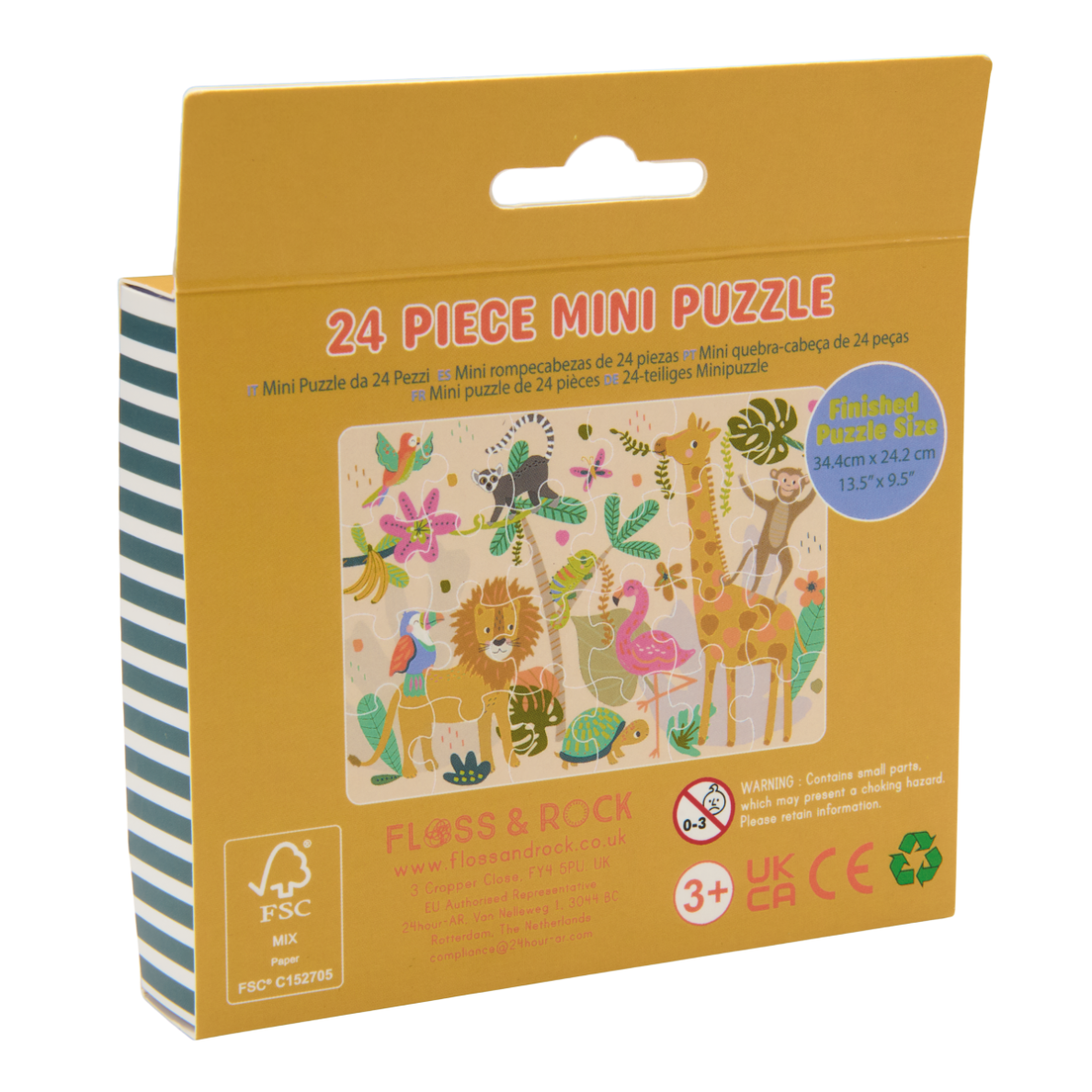 Mini dėlionė, Džiunglės, 24 det. 3 Mini dėlionė, Džiunglės, 24 det. 3