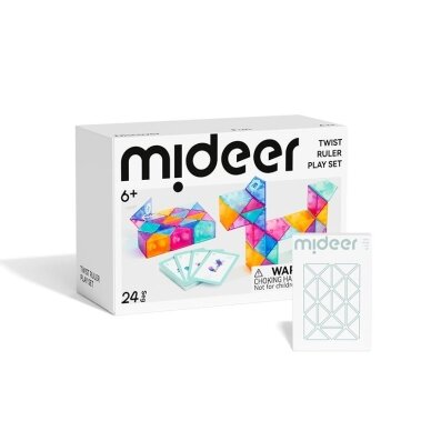 Mideer Twist & Fold „Magic Snake“ galvosūkis su 48 užduočių kortelėmis Mideer Twist & Fold „Magic Snake“ galvosūkis su 48 užduočių kortelėmis