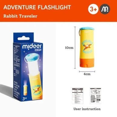Mideer vaikiškas žibintuvėlis „Adventure Flashlight“ 7 Mideer vaikiškas žibintuvėlis „Adventure Flashlight“ 7